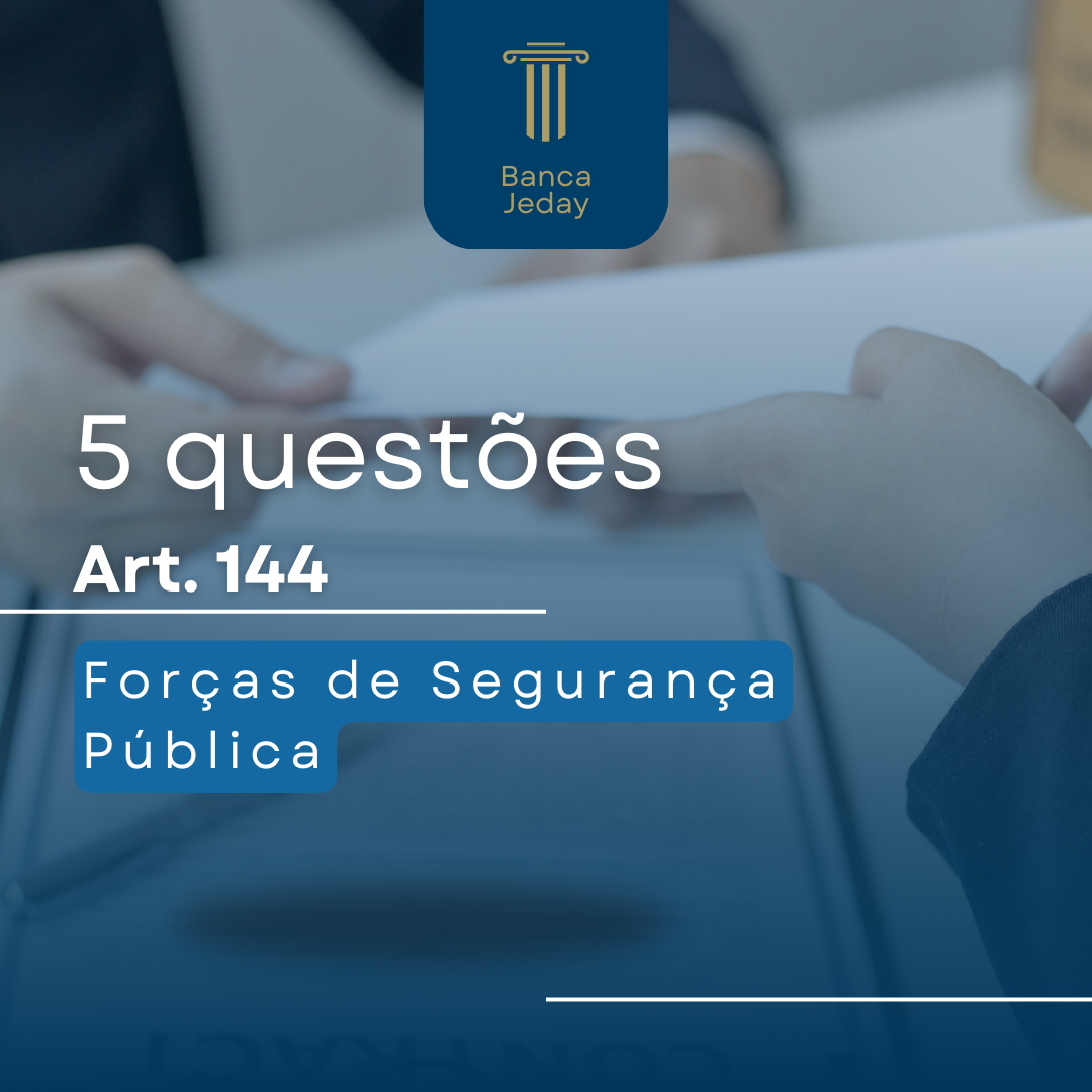 Art.144 Segurança Pública